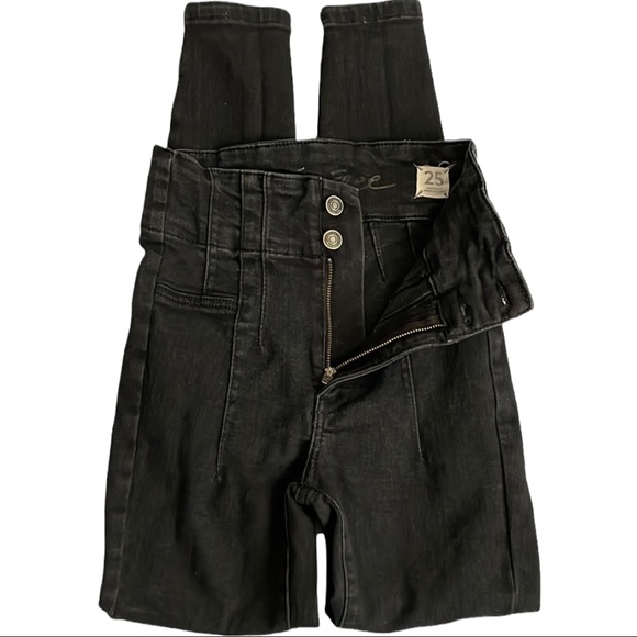 Free People We The Free Jayde Hi-Rise Skinny Jeans 25 - Picture 6 of 9